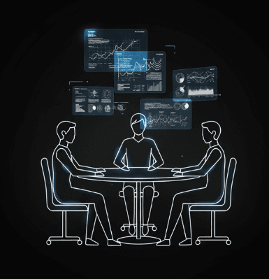 Young engineers collaborating in a modern tech office